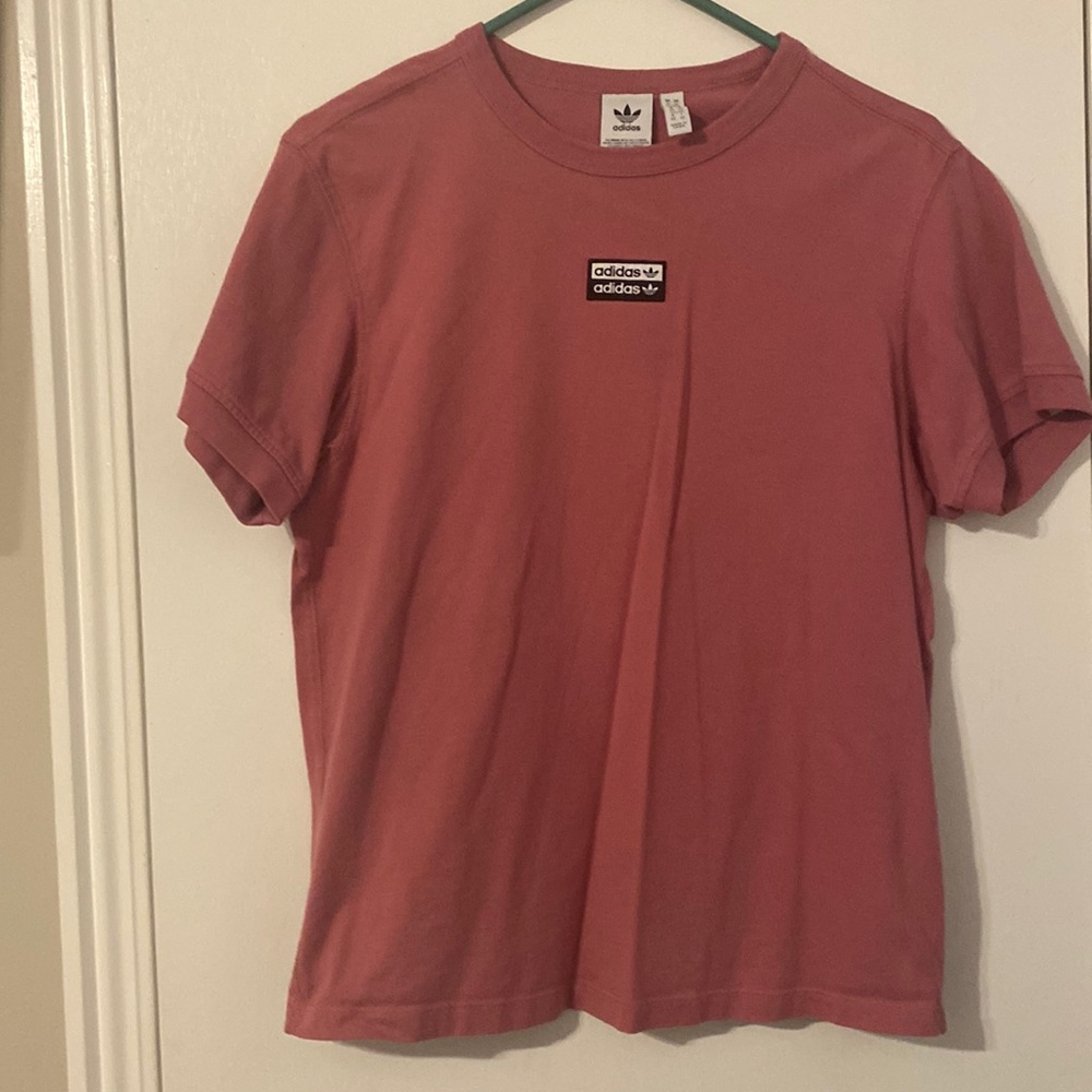 Pink adidas t-shirt